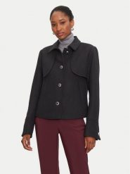 Morgan Marynarka 242-GMIM Czarny Regular Fit. Czarne marynarki i żakiety damskie Morgan, bez wzorów, z syntetyku. Za 449.99 zł.