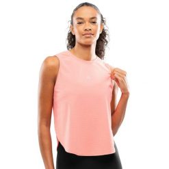 Damska koszulka do biegania bez rękawów Fitness Siroko Seine Coral Pink. Czerwone koszulki damskie SIROKO, l, bez wzorów, bez kołnierzyka, bez ramiączek. Za 148.00 zł.