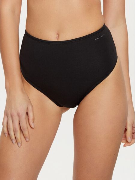 Ysabel Mora Stringi 19332 Czarny. Czarne stringi ysabel mora, bez wzorów, z materiału. Za 69.99 zł.