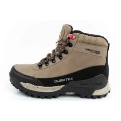 Damskie buty trekkingowe Vertigo Alpes Everest. Brązowe obuwie trekkingowe damskie Aulp, bez zapięcia. Za 259.99 zł.