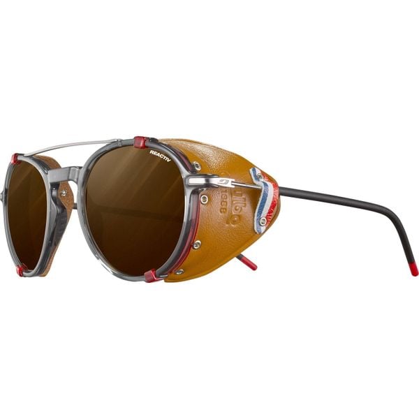 Okulary JULBO LEGACY - czarno/brązowe | REACTIV cat 2-4 Polarized. Brązowe okulary przeciwsłoneczne damskie JULBO. W wyprzedaży za 979.00 zł.