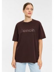 Bench Koszulka "Berlanne" w kolorze fioletowym rozmiar: 40. Różowe koszulki damskie Bench, bez wzorów, z bawełny, bez kołnierzyka, bez ramiączek. Za 92.21 zł.