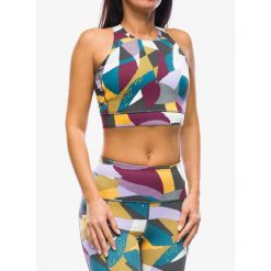 Biustonosz sportowy Smartwool Active Crop Bra. Czerwone biustonosze sportowe damskie Smartwool, bez wzorów. Za 230.99 zł.