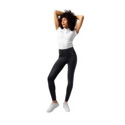 Damskie legginsy jeździeckie z pełną przyczepnością Horze Sophia. Niebieskie legginsy damskie HORZE, bez wzorów, z materiału. Za 375.00 zł.