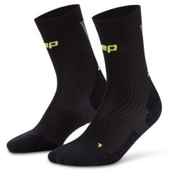 Skarpetki uciskowe do kostek CEP Compression Core Run Ultralight. Czarne skarpetki damskie CEP, bez wzorów, z materiału. Za 79.00 zł.