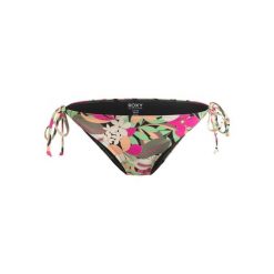 Majtki bikini wiązane z boku PRINTED BEACH CLASSICS Czarny Kobiety. Czarne bikini Roxy, bez wzorów, z elastanu. Za 129.00 zł.