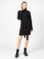 Silvian Heach Sukienka | CVA22072VE | Kobieta | Czarny. Czarne sukienki damskie Silvian Heach, bez wzorów, z bawełny, bez ramiączek. W wyprzedaży za 269.00 zł.