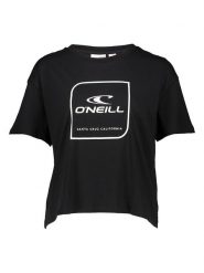 O'Neill Koszulka "Cube" w kolorze czarnym rozmiar: M. Czarne bluzki damskie O'Neill, m, bez wzorów, z bawełny, bez kołnierzyka, bez ramiączek. Za 74.95 zł.