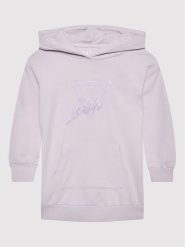 Guess Sukienka dzianinowa K2YK03 KA6R3 Fioletowy Regular Fit. Fioletowe sukienki dziewczęce Guess, z aplikacjami, z bawełny, bez ramiączek, proste. Za 239.99 zł.