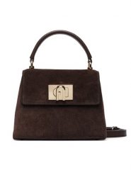 Furla Torebka 1927 WB00109 U10000 4286S Brązowy ciemny. Brązowe torebki klasyczne damskie Furla, ze skóry, bez dodatków. Za 1,779.00 zł.