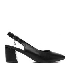 Czółenka Lasocki. Czarne czółenka damskie Lasocki, bez wzorów, bez obcasa. Za 179.99 zł.