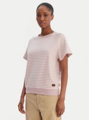 G-Star Raw T-Shirt D24512-D979 Fioletowy Regular Fit. Fioletowe t-shirty damskie G-Star Raw, l, bez wzorów, z bawełny, bez kołnierzyka. Za 199.99 zł.