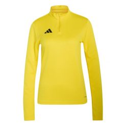 Bluza damska adidas Entrada 26 treningowa. Czarne bluzy damskie Adidas, bez wzorów, z materiału, bez kaptura. Za 121.99 zł.