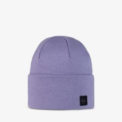 Czapka BUFF KNITTED BEANIE NIELS. Fioletowe czapki damskie Buff, na zimę, bez wzorów, z dzianiny. Za 89.99 zł.