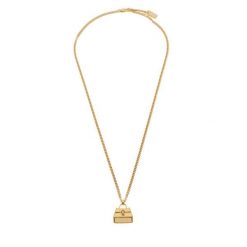 Naszyjnik Marc Jacobs. Żółte naszyjniki damskie Marc Jacobs, złote. Za 499.99 zł.