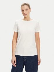 Weekend Max Mara T-Shirt Multib 2525976011 Biały Regular Fit. Białe t-shirty damskie Weekend Max Mara, xxl, bez wzorów, z bawełny, bez kołnierzyka. Za 199.99 zł.