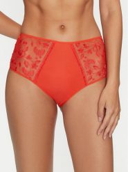 Chantelle Figi klasyczne z wysokim stanem Philter C22CC5 Pomarańczowy. Brązowe figi Chantelle, bez wzorów, z syntetyku. Za 109.99 zł.