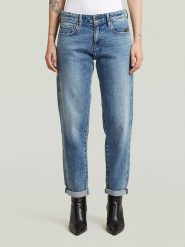 G-Star Dżinsy - Boyfriend fit - w kolorze niebieskim rozmiar: W23/L30. Niebieskie jeansy damskie G-Star. Za 288.18 zł.