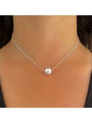 Les Petites Précieuses Srebrny naszyjnik z elementem ozdobnym - dł. 40 cm rozmiar: onesize. Szare naszyjniki damskie Les Petites Précieuses, srebrne. Za 148.96 zł.