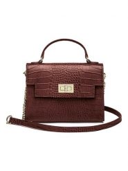 CXL by Christian Lacroix Skórzana torebka "Monceau" w kolorze brązowym - 21 x 15 x 9 cm rozmiar: onesize. Brązowe torebki klasyczne damskie CXL by Christian Lacroix, z materiału, przez ramię, bez dodatków. Za 347.99 zł.