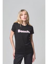 Bench Koszulka "Leora" w kolorze czarnym rozmiar: 36. Czarne bluzki damskie Bench, bez wzorów, z bawełny, bez kołnierzyka, bez ramiączek. Za 65.85 zł.