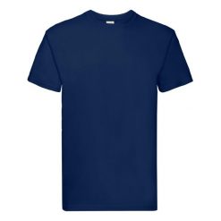 Koszulka Unisex Dla Dorosłych Super Premium. Niebieskie bluzki damskie Fruit of the Loom, xl, bez wzorów, sportowe, bez kołnierzyka, bez ramiączek. Za 41.99 zł.
