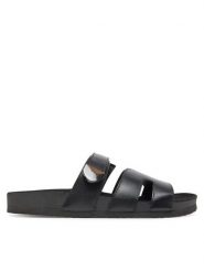 Lasocki Klapki GRD-22010-02 Czarny. Czarne klapki damskie Lasocki, bez wzorów, ze skóry, bez obcasa, bez zapięcia. Za 139.99 zł.