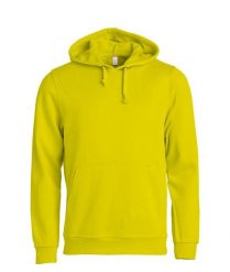 Clique Basic Hoody – wytrzymała bluza z kapturem – visibility yellow. Żółte bluzy damskie CLIQUE, s, bez wzorów, z bawełny, z kapturem. Za 166.63 zł.
