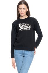 LEE GRAPHIC CREW SWS DAMSKA BLUZA KLASYCZNA BLACK L53TTX01 112112530. Czarne bluzy damskie Lee, l, bez wzorów, bez kaptura. Za 139.99 zł.