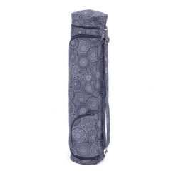 Bawełniana torba na matę do jogi Bodhi Asana Bag 70 - granatowy. Niebieskie torby sportowe BODHI, bez wzorów, z bawełny. Za 119.99 zł.