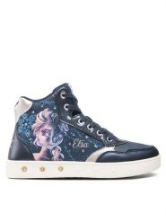 Geox Sneakersy FROZEN J Skylin G. E J268WE 0ANAJ C4256 D Granatowy. Niebieskie buty sportowe dziewczęce Geox, bez wzorów, z materiału, bez zapięcia. Za 199.99 zł.