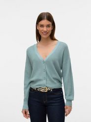 Vero Moda Kardigan w kolorze błękitnym rozmiar: XXL. Niebieskie kardigany damskie Vero Moda, s, bez wzorów, z wiskozy. Za 114.45 zł.