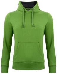 Clique Classic Hoody Women – damska bluza z kapturem green melange. Zielone bluzy damskie CLIQUE, s, bez wzorów, z kapturem. Za 212.53 zł.
