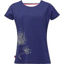 Damska koszulka Loap Aumara niebieska. Niebieskie bluzki damskie 55PROTEC, bez wzorów, z bawełny, eleganckie, bez kołnierzyka, bez ramiączek. Za 120.99 zł.