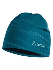 Löffler Czapka beanie "Snowfall" w kolorze turkusowym rozmiar: onesize. Niebieskie czapki damskie LÖFFLER, bez wzorów, z materiału. Za 51.45 zł.
