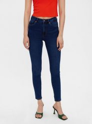 Vero Moda Dżinsy - Skinny fit - w kolorze granatowym rozmiar: XS/L32. Niebieskie jeansy damskie Vero Moda. Za 48.28 zł.