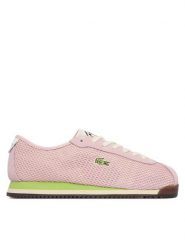 Lacoste Sneakersy Athleisure 51SFA0051 Różowy jasny. Czerwone obuwie sportowe damskie Lacoste, z materiału, bez zapięcia. Za 527.99 zł.