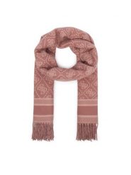 Guess Szalik AW5665 POL03 Różowy. Czerwone szaliki damskie Guess, z aplikacjami, z poliesteru. Za 194.99 zł.