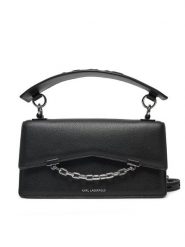 KARL LAGERFELD Torebka A1W30446 Czarny. Czarne torebki klasyczne damskie KARL LAGERFELD, ze skóry, bez dodatków. Za 759.99 zł.
