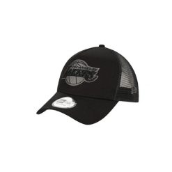 Czapka z daszkiem New Era 9FORTY LA Los Angeles Lakers Trucker 12523911. Czarne czapki z daszkiem damskie New Era, bez wzorów. Za 120.97 zł.