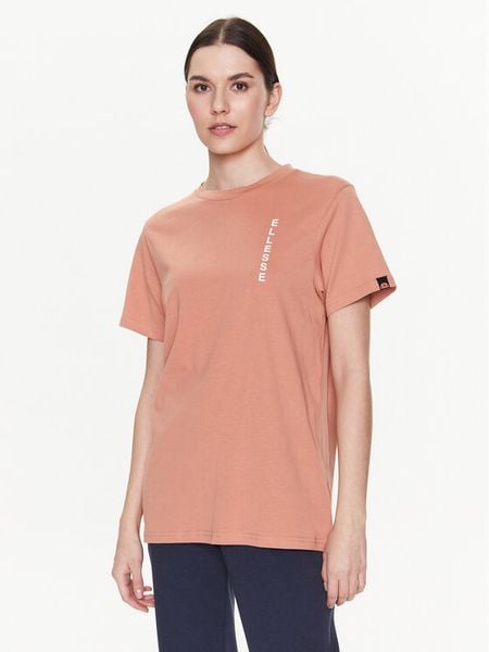 Ellesse T-Shirt Coalio SGR17777 Beżowy Relaxed Fit. Brązowe t-shirty damskie Ellesse, bez wzorów, z bawełny, bez kołnierzyka. Za 79.99 zł.