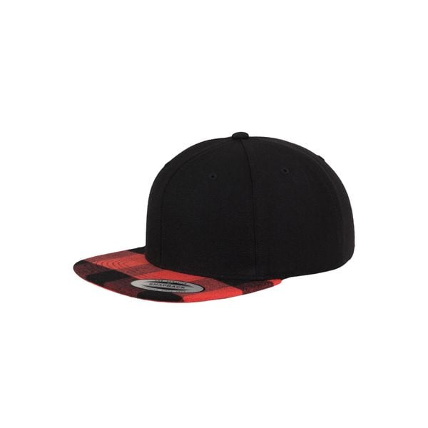 Czapka Flexfit flanell peak. Czarne czapki damskie FLEXFIT, bez wzorów. Za 107.50 zł.