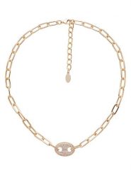 U.S. Polo Assn. Pozłacany naszyjnik z elementem ozdobnym - dł. 40 cm rozmiar: onesize. Żółte naszyjniki damskie U.S. Polo Assn., z kryształem, metalowe. Za 95.99 zł.