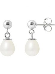 Pearline Srebrne kolczyki-wkrętki z perłami rozmiar: onesize. Białe kolczyki damskie Pearline, z perłą, srebrne. Za 217.99 zł.