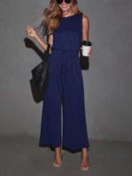 LA Angels Kombinezon w kolorze granatowym rozmiar: S. Niebieskie kombinezony damskie LA Angels, s, bez wzorów, bez kołnierzyka, bez ramiączek. Za 173.99 zł.