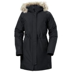Parka damska Helly Hansen Senja. Czarne parki damskie Helly Hansen, na zimę, bez kaptura. W wyprzedaży za 1,270.10 zł.