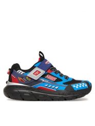 Skechers Sneakersy 402303L/BLRD Niebieski. Niebieskie buty sportowe chłopięce Skechers, z materiału, bez zapięcia. Za 199.99 zł.