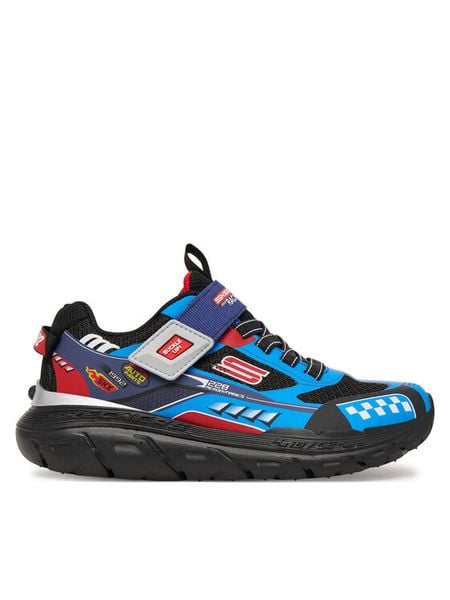 Skechers Sneakersy 402303L/BLRD Niebieski. Niebieskie buty sportowe chłopięce Skechers, z materiału, bez zapięcia. Za 136.99 zł.