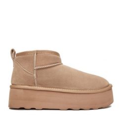 Śniegowce DeeZee. Brązowe śniegowce damskie DeeZee. Za 349.99 zł.
