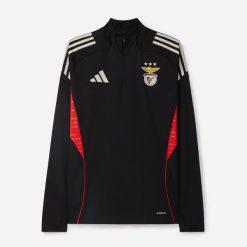 Kurtka treningowa Benfica Lizbona Tiro 25. Czarne kurtki damskie Adidas, bez wzorów, bez kaptura. Za 304.00 zł.